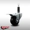 Service Caster 3'' SS Soft Rubber Swivel 1'' Expanding Stem Caster Total Lock Brake SCC-SSEXTTL20S314-SRS-1 - alternate 2